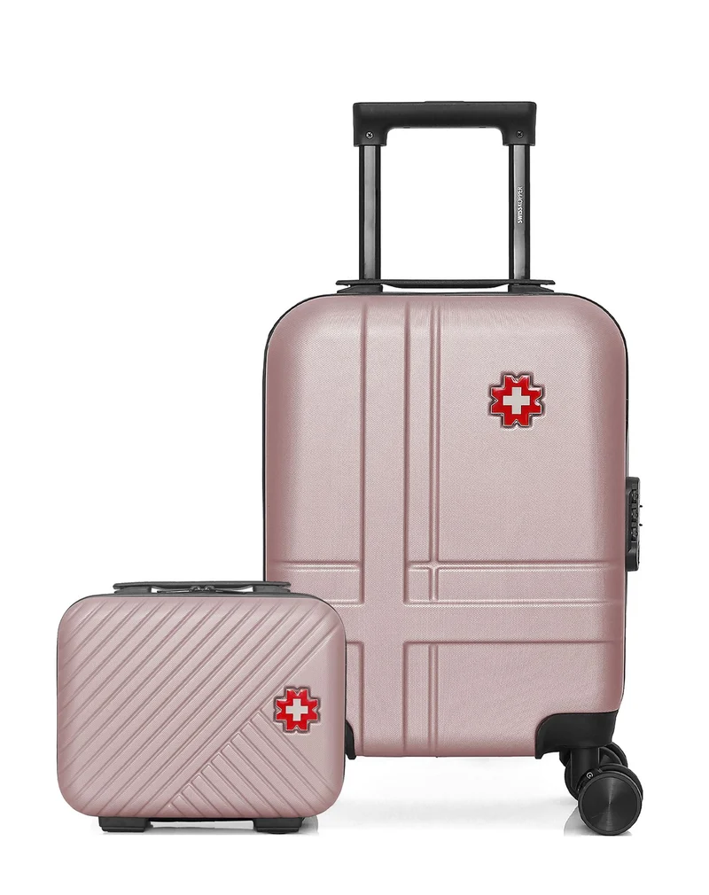 Lot de 2 Valises cabine XXS et vanity USTER
