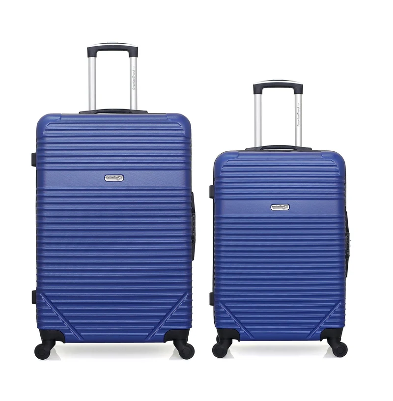 Lot de 2 - Valise grand format et valise weekend MEMPHIS