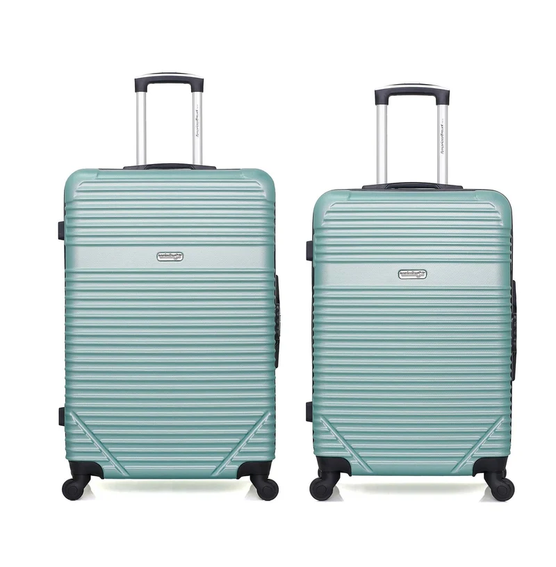 Lot de 2 - Valise grand format et valise weekend MEMPHIS