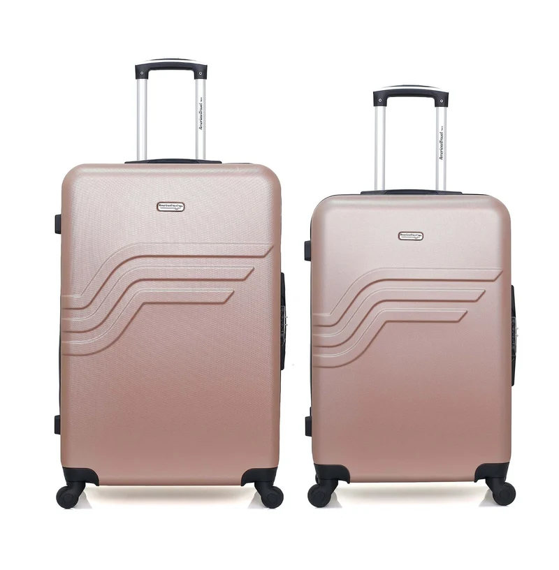 Lot de 2 - Valise grand format et valise weekend QUEENS