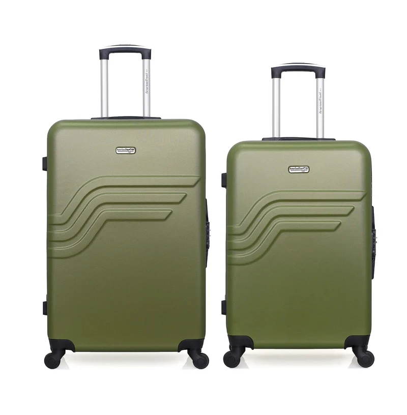 Lot de 2 - Valise grand format et valise weekend QUEENS