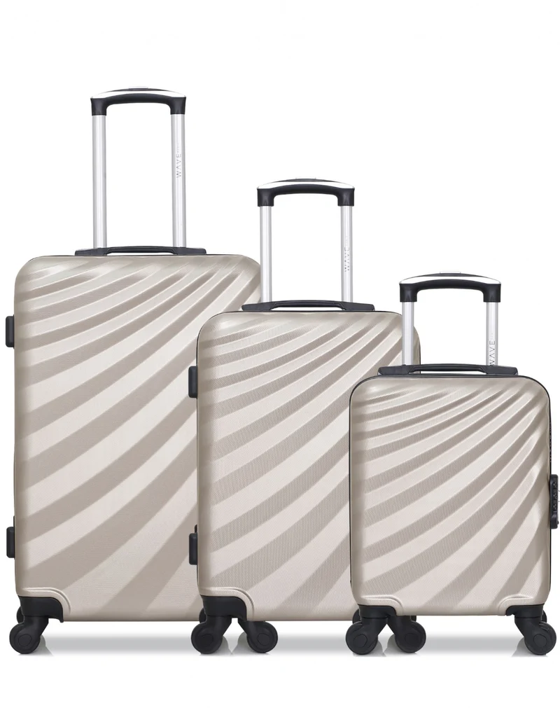 Set de 3 valises Week-end, Cabine et Cabine XXS DANUBE