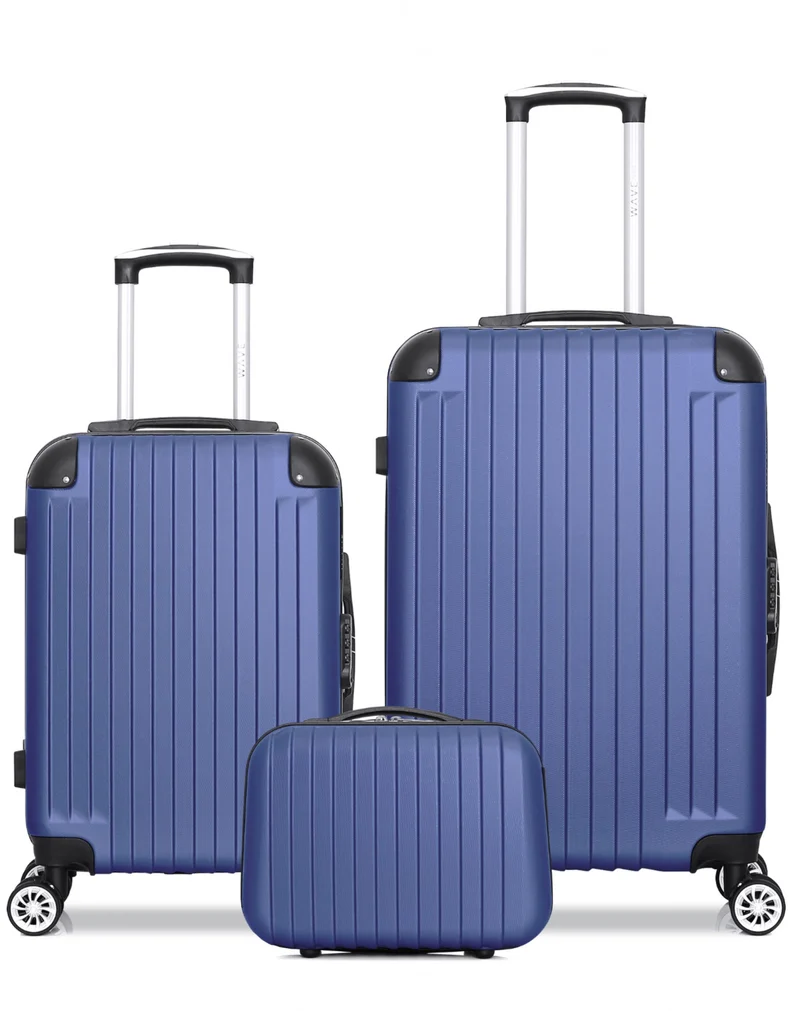 Lot de 3 Valises Weekend, Cabine et Vanity TAGE