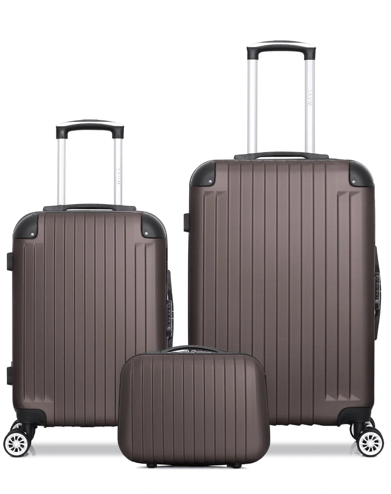 Lot de 3 Valises Weekend, Cabine et Vanity TAGE