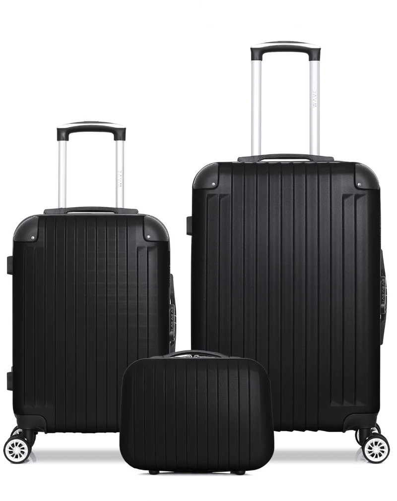 Lot de 3 Valises Weekend, Cabine et Vanity TAGE