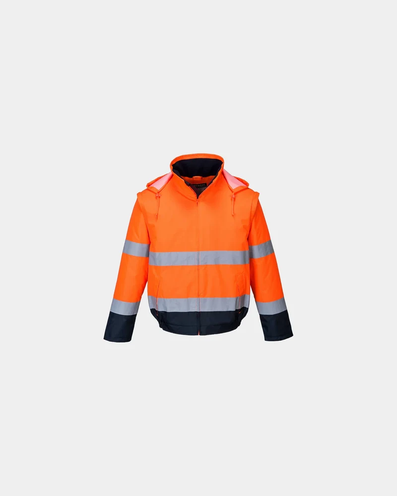 Blouson HV 2-en-1 doublé à personnaliser