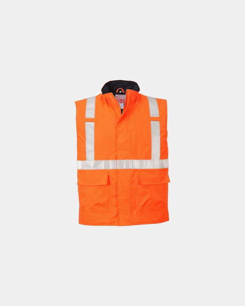 Bodywarmer haute visibilité à personnaliser