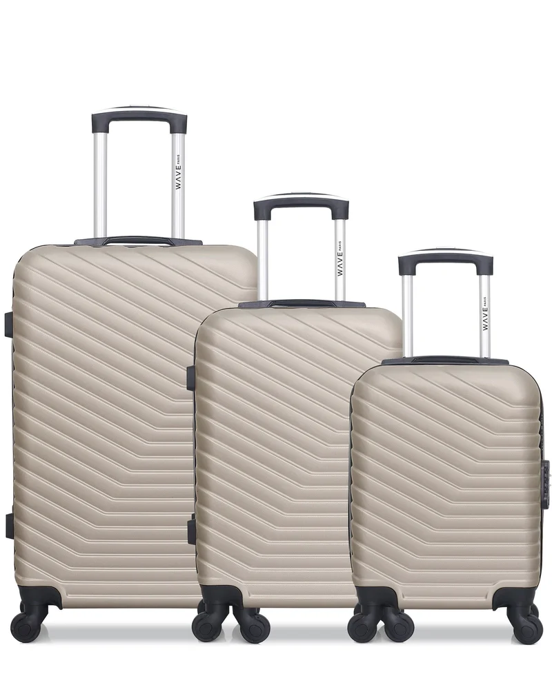 Lot de 3 valises Week-end, Cabine et Cabine XXS LENA