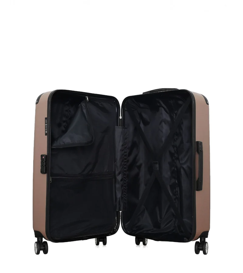 Lot de 3 Valises Grand Format, Weekend et Vanity TAGE