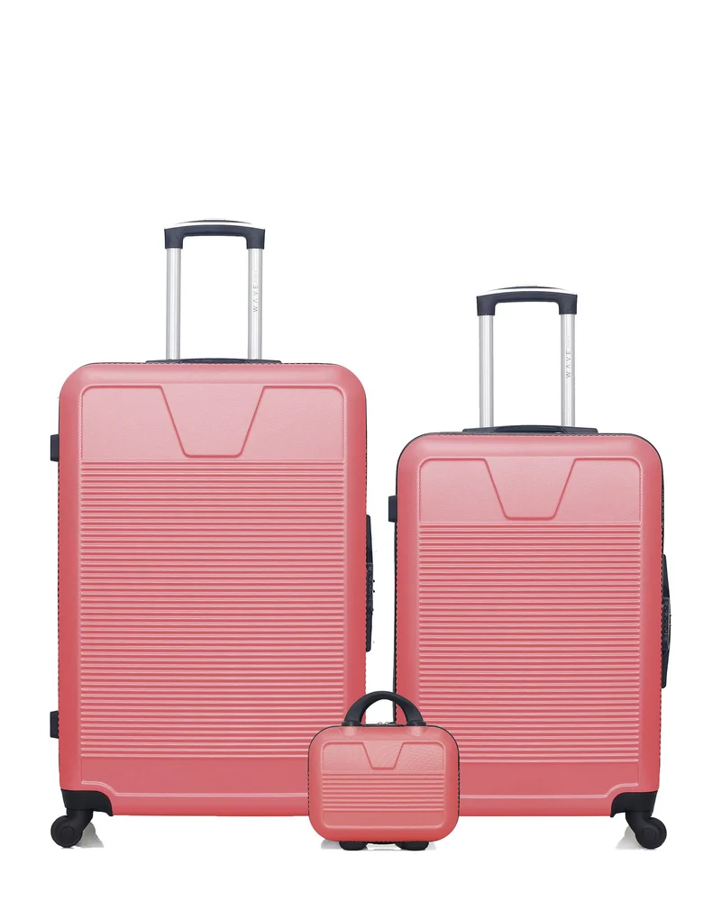Lot de 3 valises Grand Format, Weekend et Vanity SELENGA