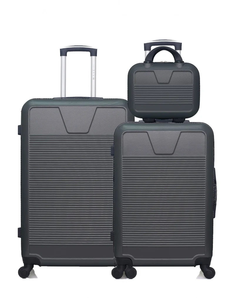 Lot de 3 valises Grand Format, Weekend et Vanity SELENGA