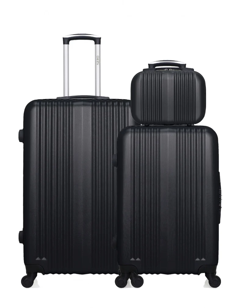 Lot de 3 valises Grand Format, Weekend et Vanity LIPARI