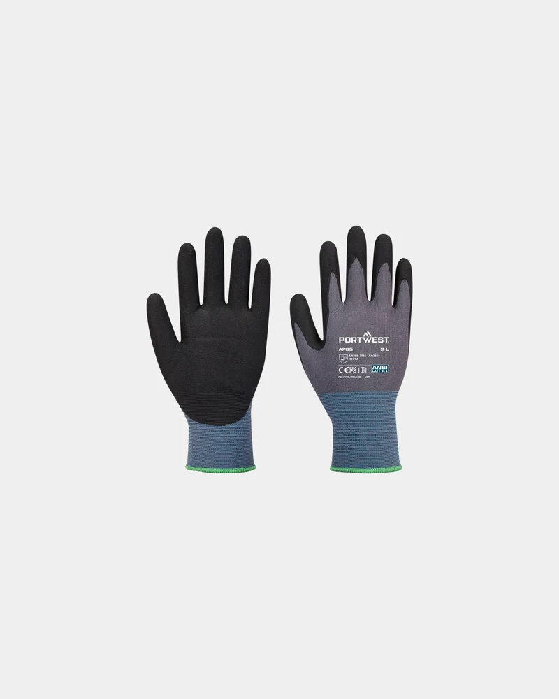 Gant mousse nitrile 100% coton 330 gr/m² à personnaliser