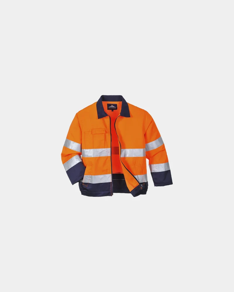 Veste haute-visibilité polycoton Madrid à personnaliser