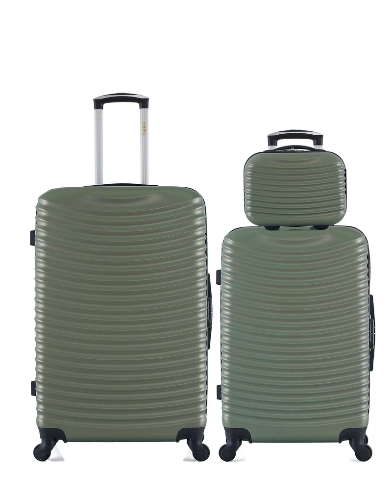 Lot de 3 valises Grand Format, Weekend et Vanity ETNA