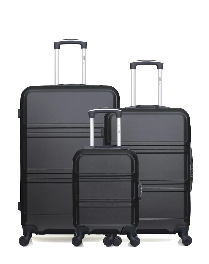 Lot de 3 valises Grand Format, Weekend et Cabine XXS UTAH