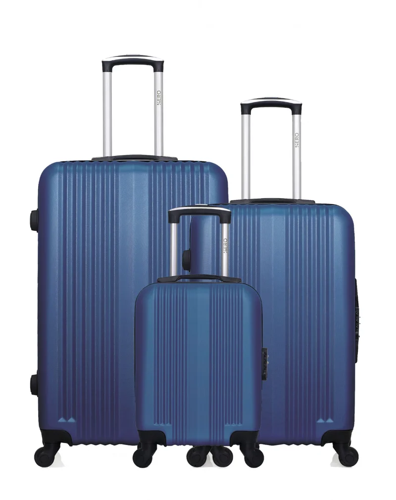 Lot de 3 valises Grand Format, Weekend et Cabine XXS LIPARI