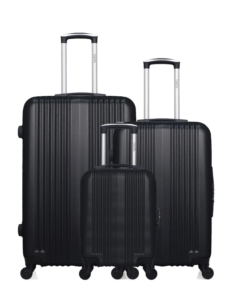 Lot de 3 valises Grand Format, Weekend et Cabine XXS LIPARI