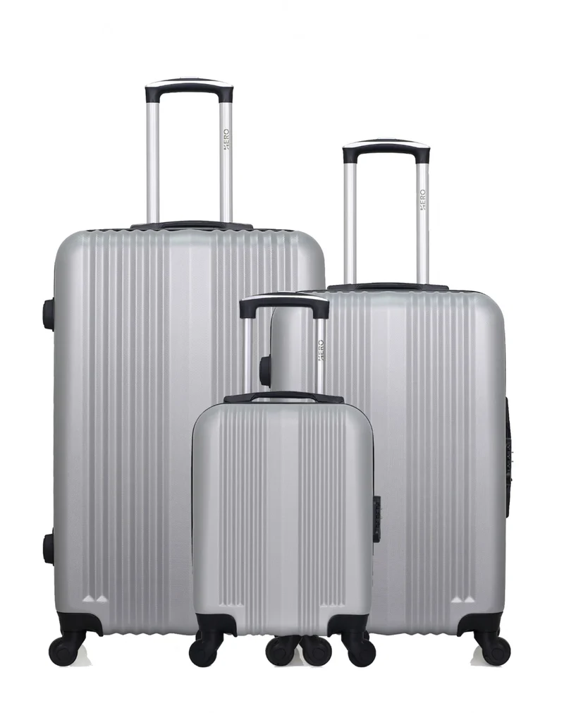 Lot de 3 valises Grand Format, Weekend et Cabine XXS LIPARI