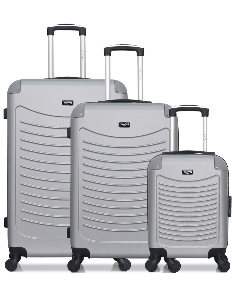Lot de 3 valises Grand Format, Weekend et Cabine XXS CONGO