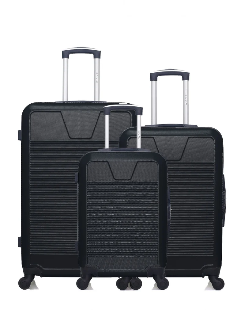 Lot de 3 valises Grand Format, Weekend et Cabine SELENGA