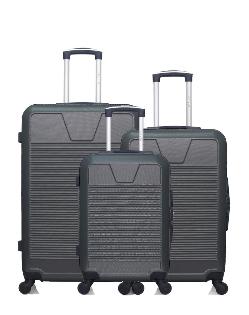 Lot de 3 valises Grand Format, Weekend et Cabine SELENGA