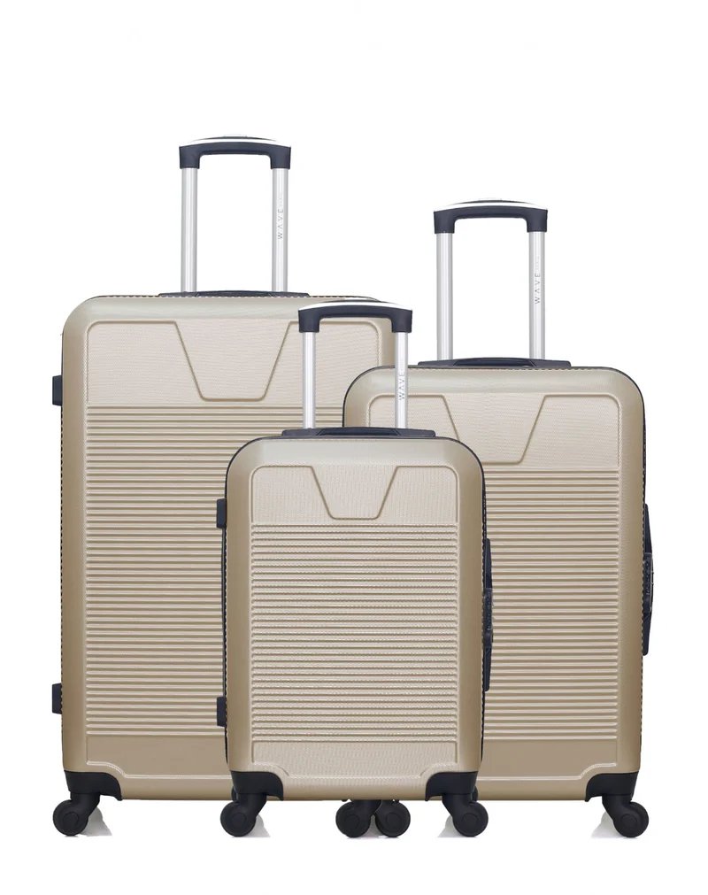 Lot de 3 valises Grand Format, Weekend et Cabine SELENGA