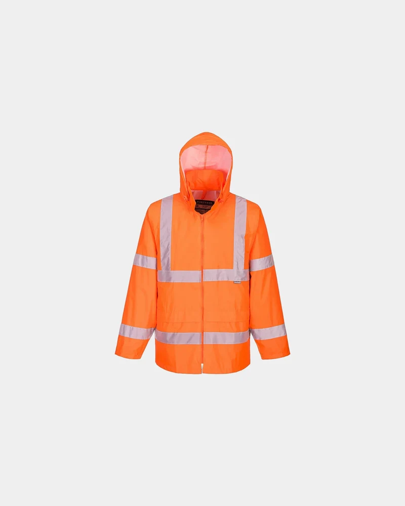 Veste de pluie étanche haute visibilité à personnaliser