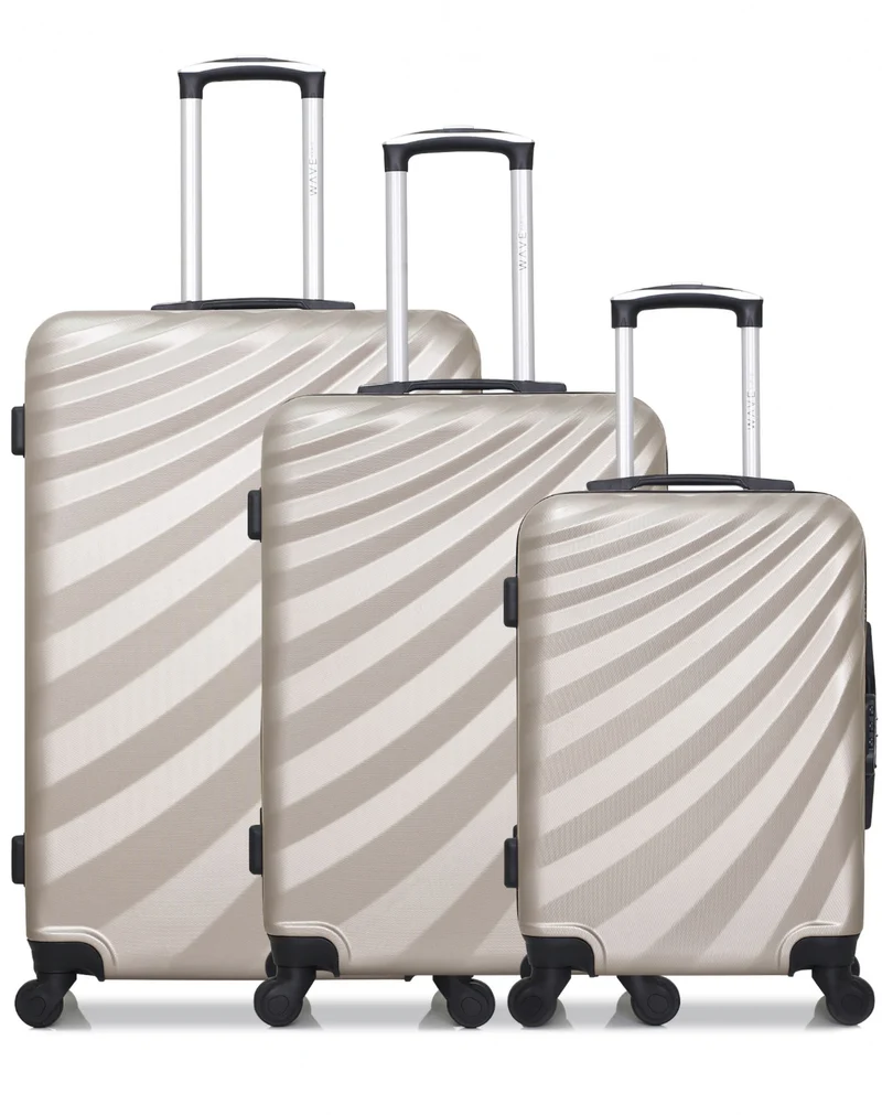 Lot de 3 valises Grand Format, Weekend et Cabine DANUBE