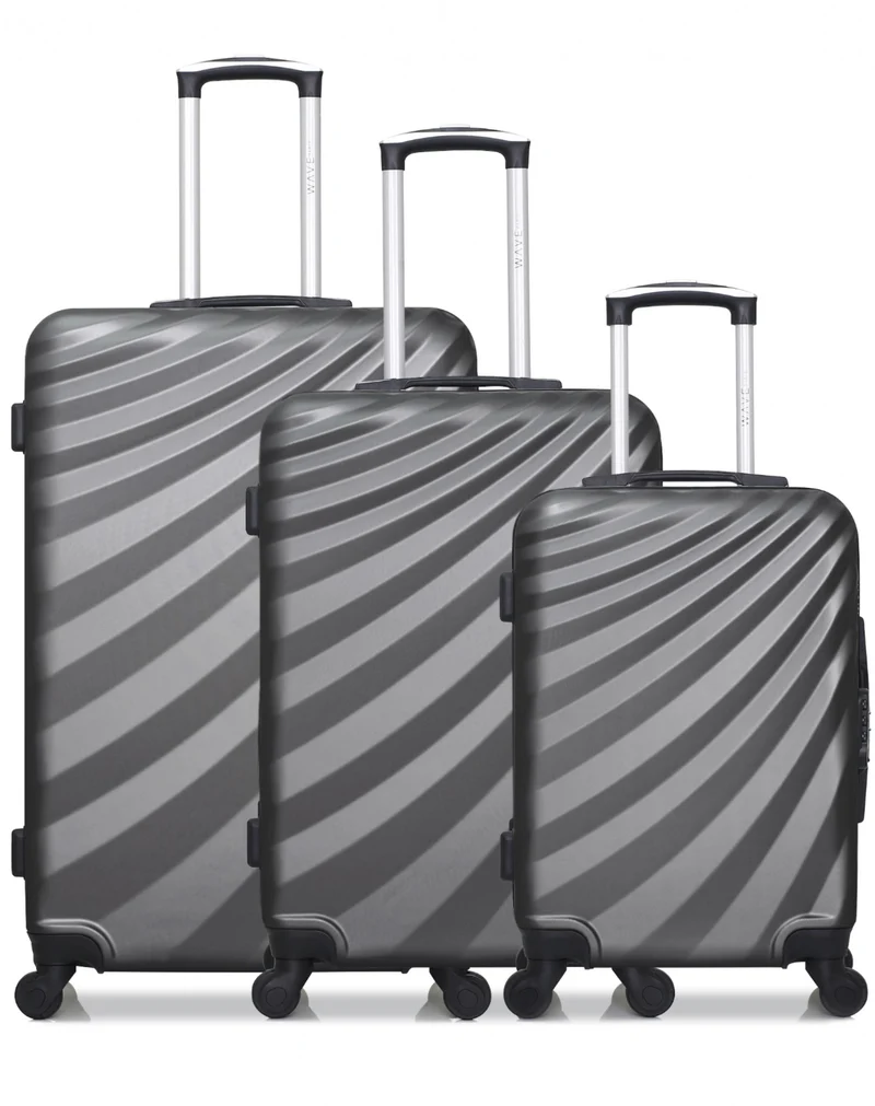 Lot de 3 valises Grand Format, Weekend et Cabine DANUBE