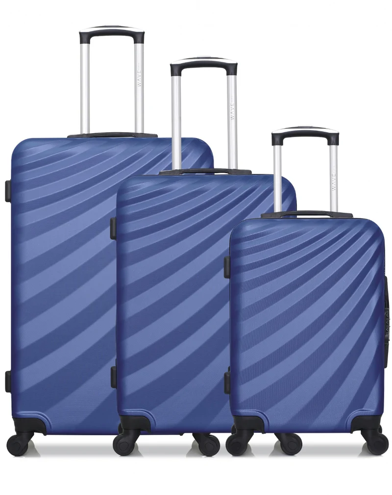 Lot de 3 valises Grand Format, Weekend et Cabine DANUBE