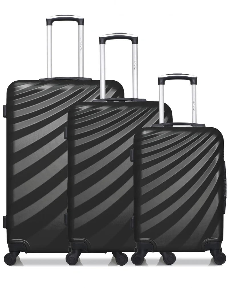 Lot de 3 valises Grand Format, Weekend et Cabine DANUBE