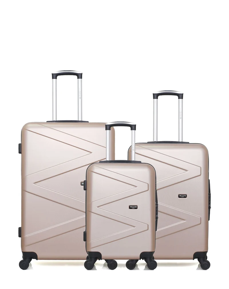 Lot de 3 Valises Grand Format, Week-end et Vanity AMAZONE
