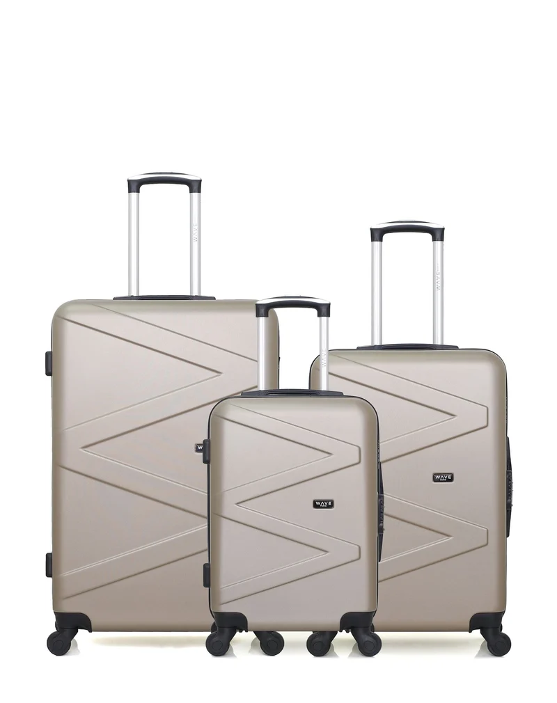 Lot de 3 Valises Grand Format, Week-end et Vanity AMAZONE