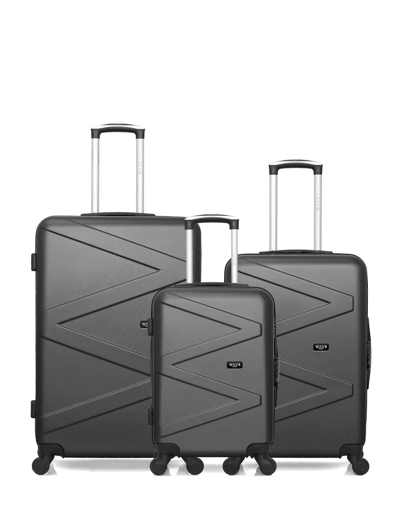 Lot de 3 Valises Grand Format, Week-end et Vanity AMAZONE