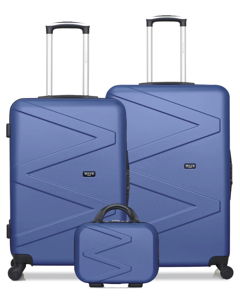 Lot de 3 Valises Grand Format, Week-end et Vanity AMAZONE