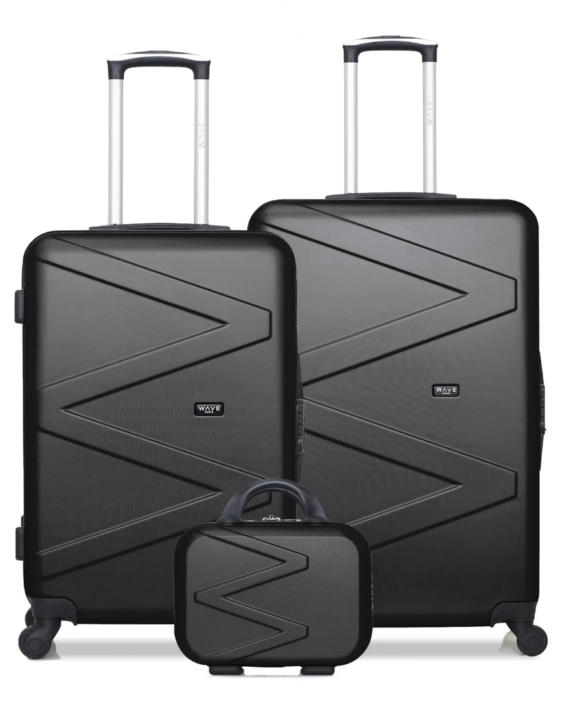 Lot de 3 Valises Grand Format, Week-end et Vanity AMAZONE