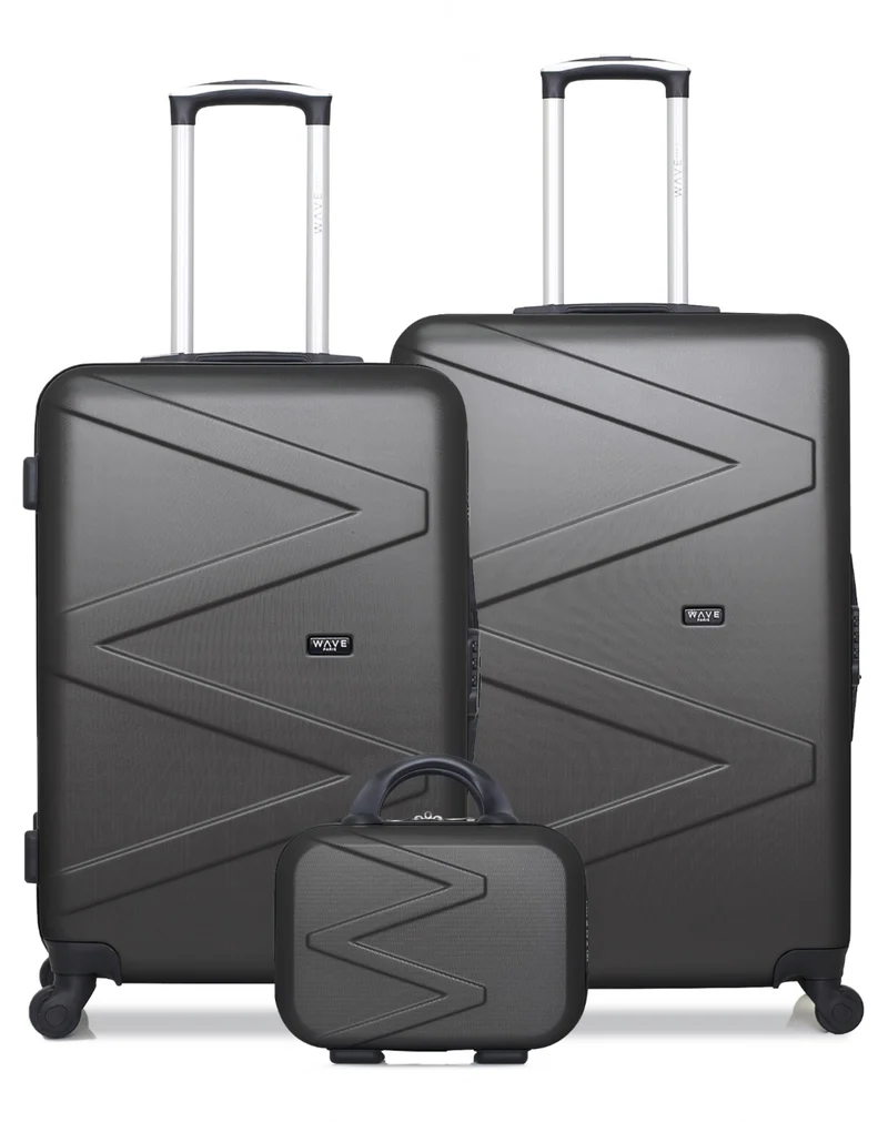 Lot de 3 Valises Grand Format, Week-end et Vanity AMAZONE
