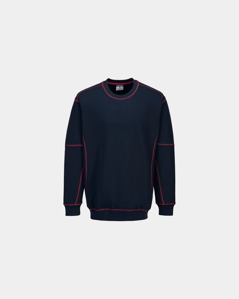 Sweat-shirt bicolore 65% polyester à personnaliser