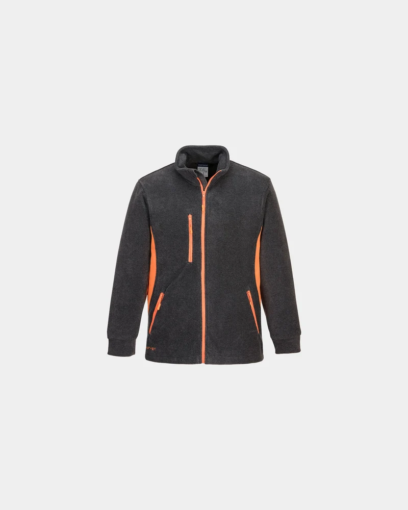 Blouson polaire bicolore à personnaliser