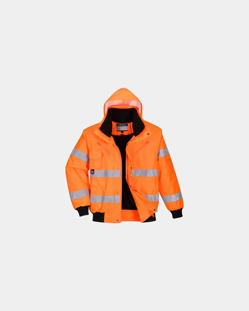 Blouson Bomber HiVis 3 en 1 à personnaliser