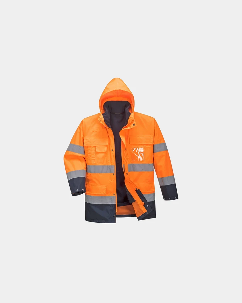 Parka haute visibilité 3 en 1 à personnaliser