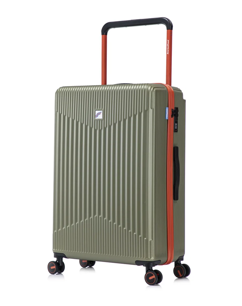 Lot de 3 Valises Rigides Grand Format, Taille Moyenne et Cabine NORTH BEACH