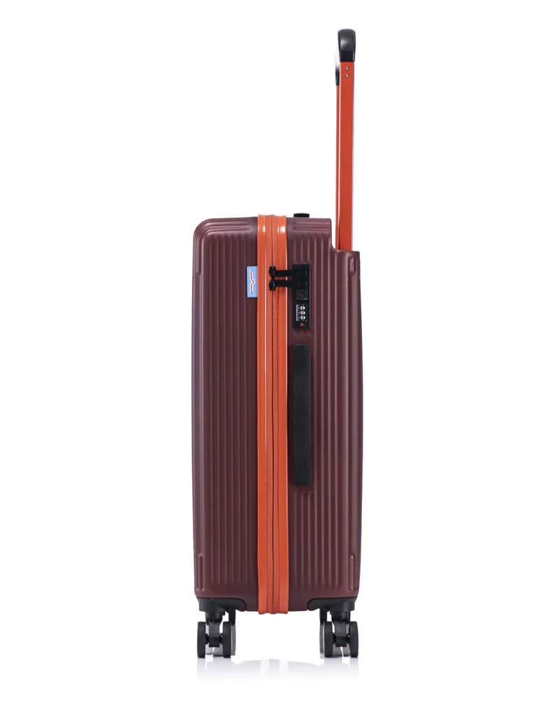 Lot de 3 Valises Rigides Grand Format, Taille Moyenne et Cabine NORTH BEACH