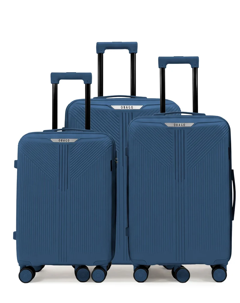 Lot de 3 Valises Rigides Grand Format, Taille Moyenne et Cabine ERIDAN