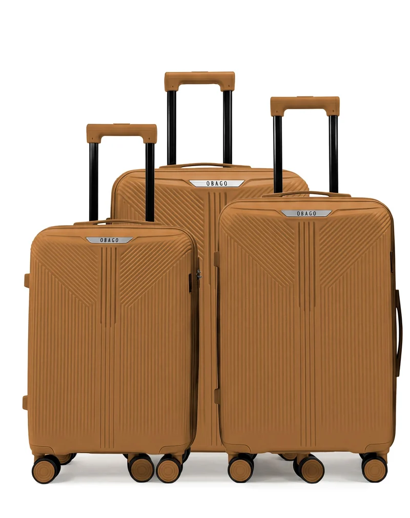 Lot de 3 Valises Rigides Grand Format, Taille Moyenne et Cabine ERIDAN