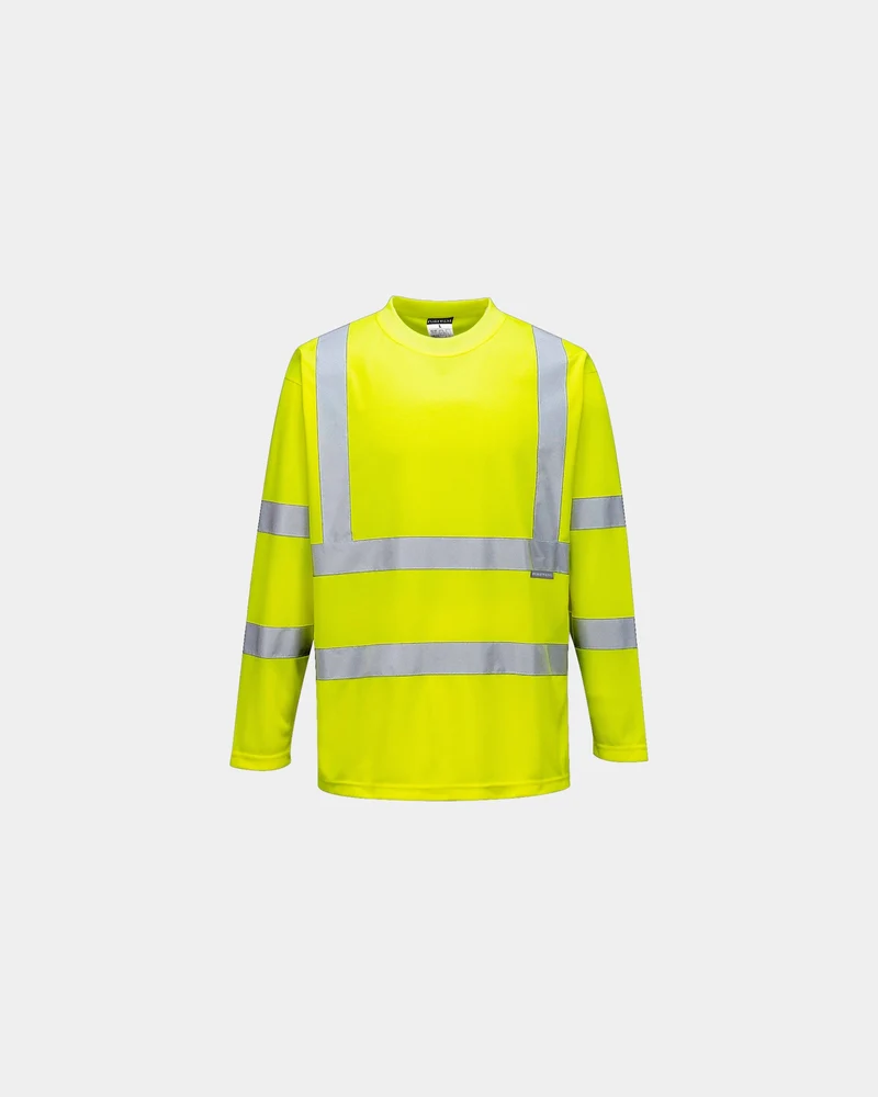 T-shirt polyester HiVis manches longues à personnaliser