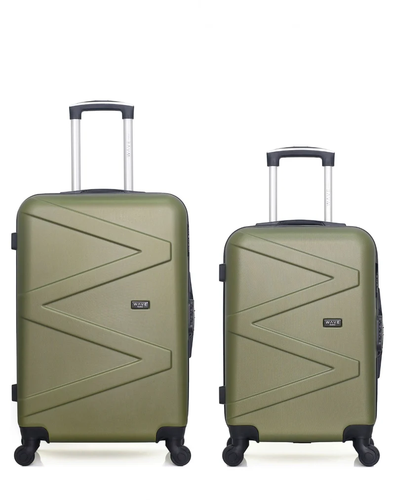 Lot de 3 Valises Rigides Grand Format, Taille Moyenne et Vanity AMAZONE