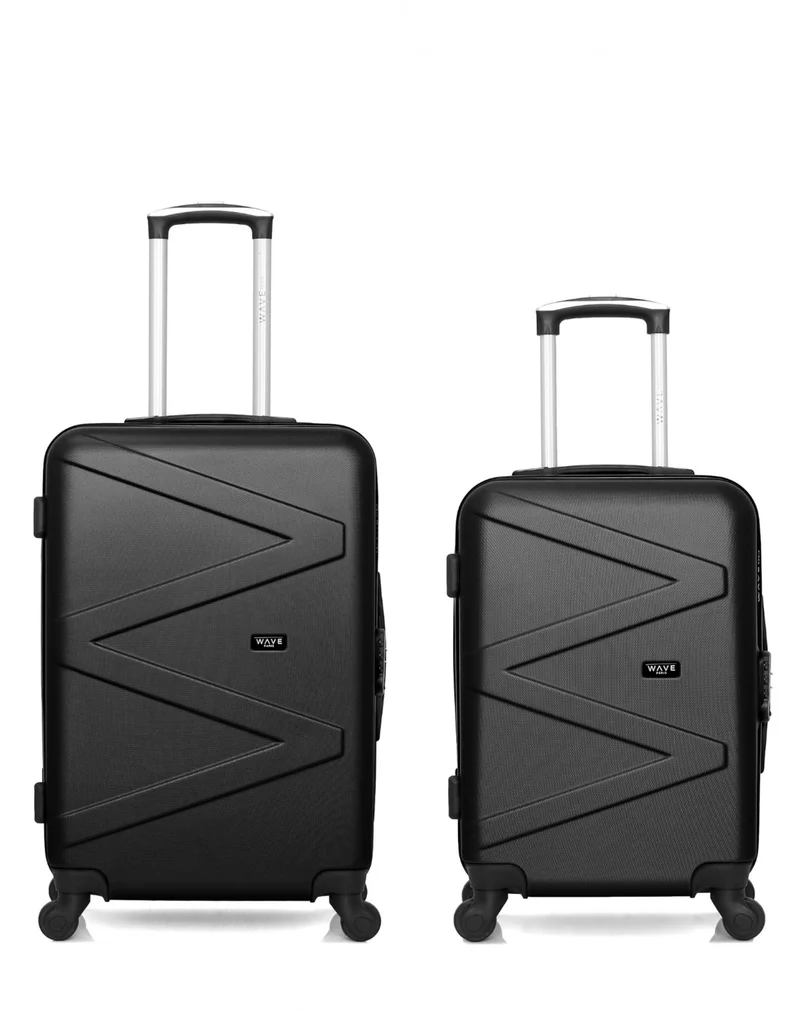 Lot de 3 Valises Rigides Grand Format, Taille Moyenne et Vanity AMAZONE
