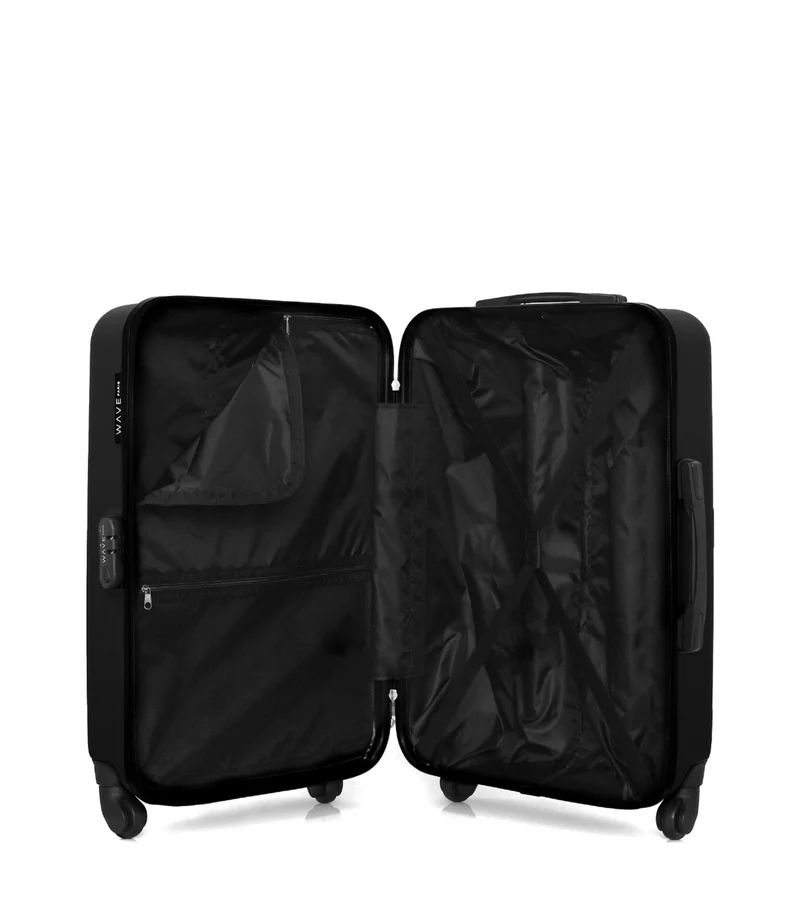 Lot de 3 Valises Rigides Grand Format, Taille Moyenne et Vanity AMAZONE
